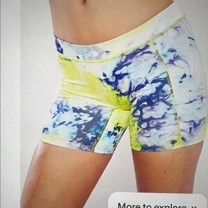 Women's Tie-Dye Athletic Shorts